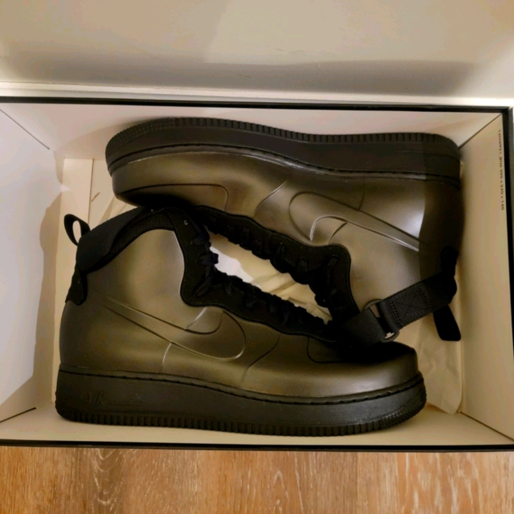 Nike Black Airforce 1 Foamposites Cup